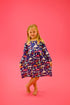 pretty-blue-dino-long-sleeve-milk-silk-dress Great Lakes kids - Sophia's StyleLong Sleeve Dress-1