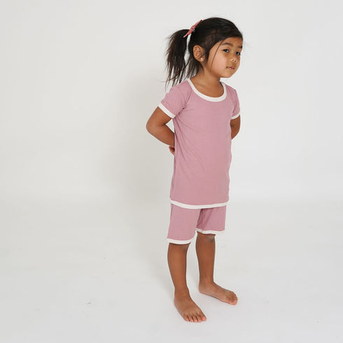 cotton-candy-pink-ribbed-short-set Big Dreams Little Jammie Session Sophia's Style-2