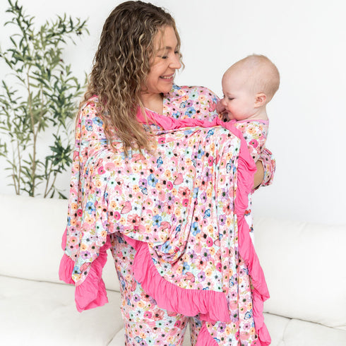 lillians-garden-ruffle-toddler-blanket Laree & Co - Sophia's Style-2