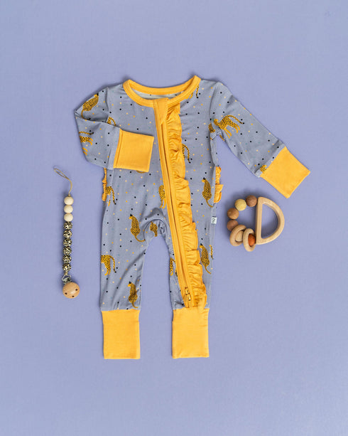 birthday-2024-bamboo-ruffle-convertible-footie-Laree + Co. at Sophia's StyleFootie-1