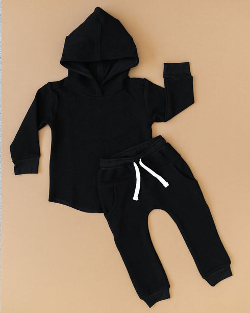 onyx-waffle-knit-joggers Laree & Co - Sophia's Style-4