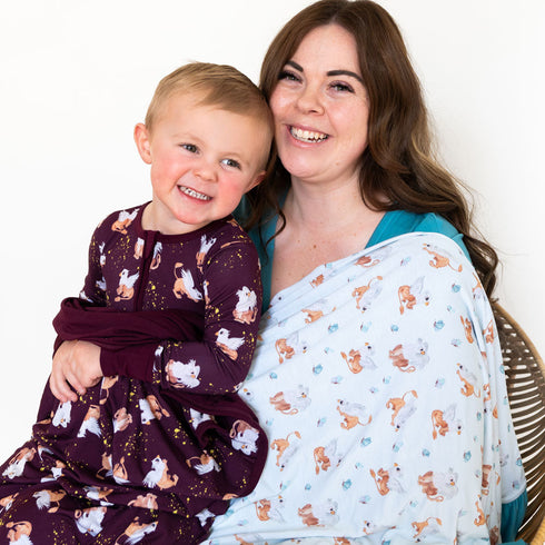 griffin-butterflies-bamboo-ruffle-toddler-blanket- at Sophia's Style-3