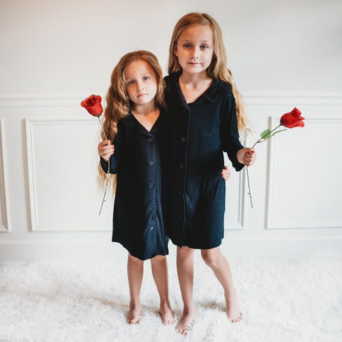 black-rib-girls-dream-gown Dream-Big-Little-Co-pajama-baby-blanket