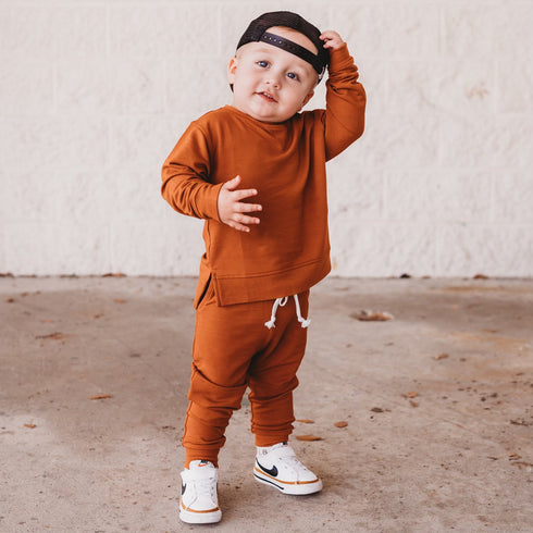 copper-terry-dream-jogger Dream-Big-Little-Co-pajama-baby-blanket