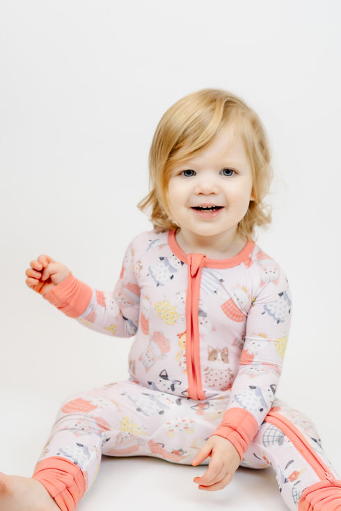 whiskers-pink-romper Big Dreams Little Jammie Session Sophia's Style-3