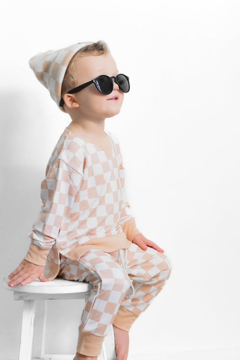 sandy-checkers-dream-jogger Dream-Big-Little-Co-pajama-baby-blanket