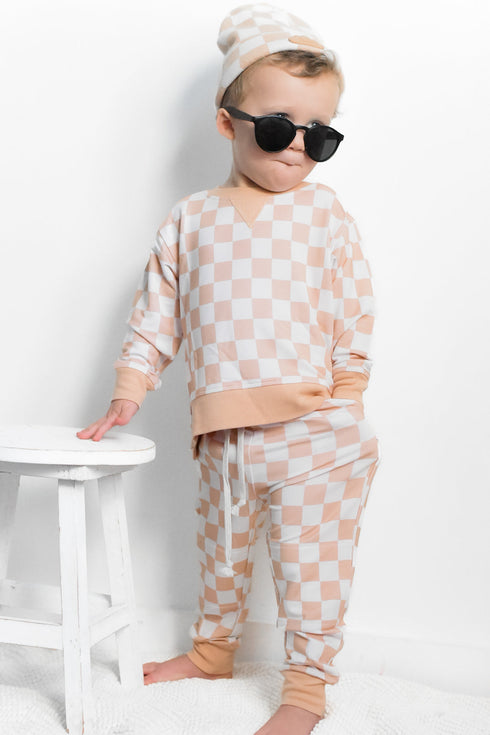 sandy-checkers-dream-jogger Dream-Big-Little-Co-pajama-baby-blanket