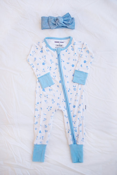 ditsy-blue-floral-zippy Boosh Baby - Sophia's Style-4
