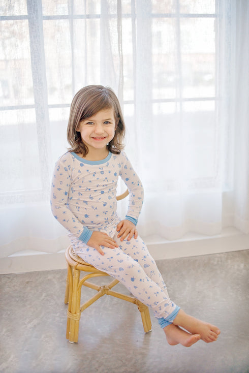 ditsy-blue-floral-two-piece-pajama-set Boosh Baby - Sophia's Style-6