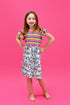 rainbow-stripe-unicorn-long-flutter-milk-silk-dress Great Lakes kids - Sophia's Style-1