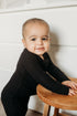 midnight-black-ribbed-romper Big Dreams Little Jammie Session Sophia's Style-4