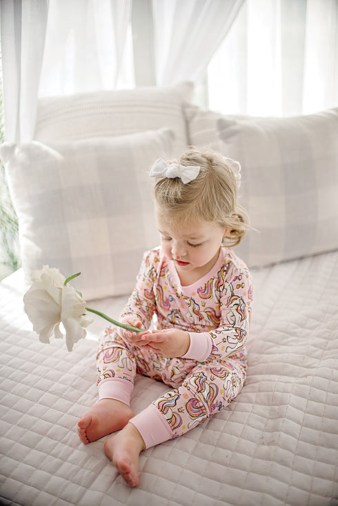 pink-unicorn-two-piece-bamboo-pajama-set Boosh Baby - Sophia's Style-4