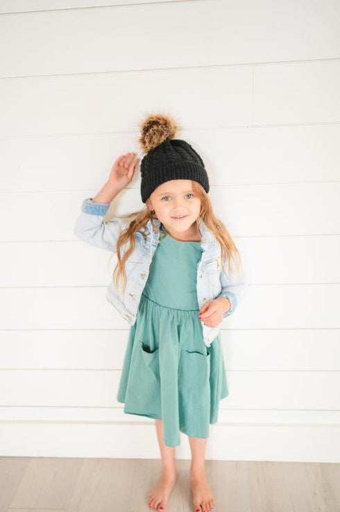 Turquoise Twirl Dress