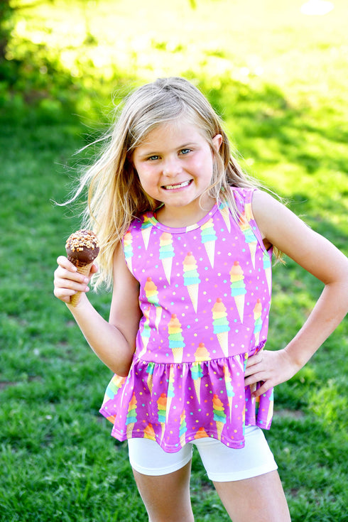 ice-cream-milk-silk-peplum-tank-top Great Lakes kids - Sophia's Style-1