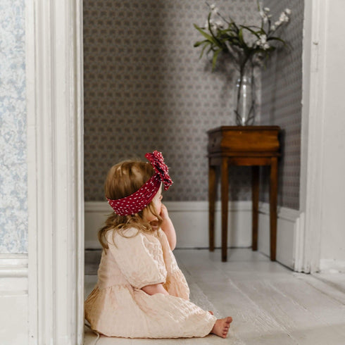 fab-bow-lous®-ruby-shabby-dot Baby Bling Bows clips headbands - Sophia's Style-