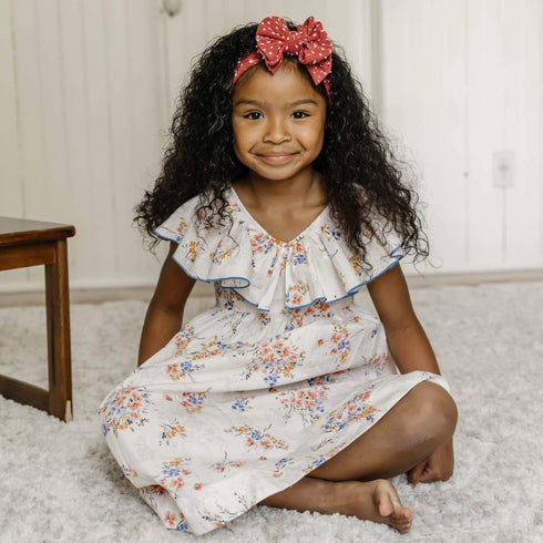 fab-bow-lous®-ruby-shabby-dot Baby Bling Bows clips headbands - Sophia's Style-