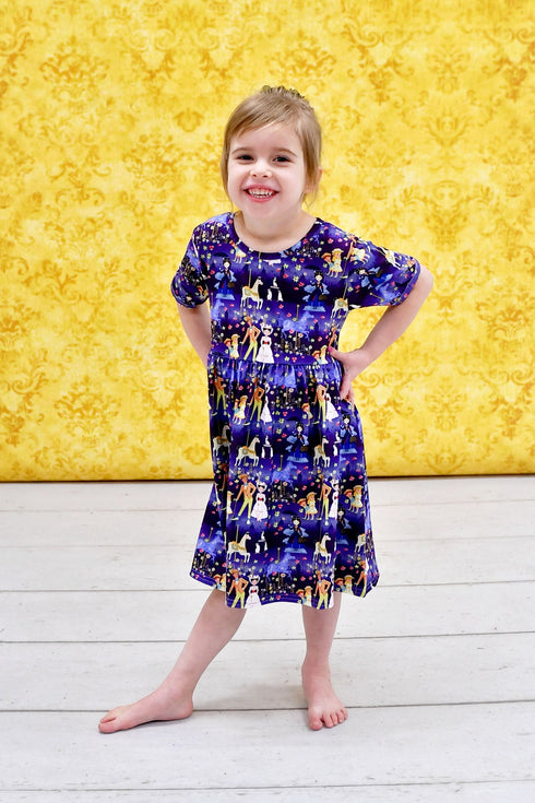 the-perfect-nanny-short-sleeve-milk-silk-dress Great Lakes kids - Sophia's Style-1