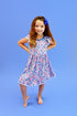 blue-and-purple-floral-ruffle-milk-silk-tank-dress Great Lakes kids - Sophia's Style-1