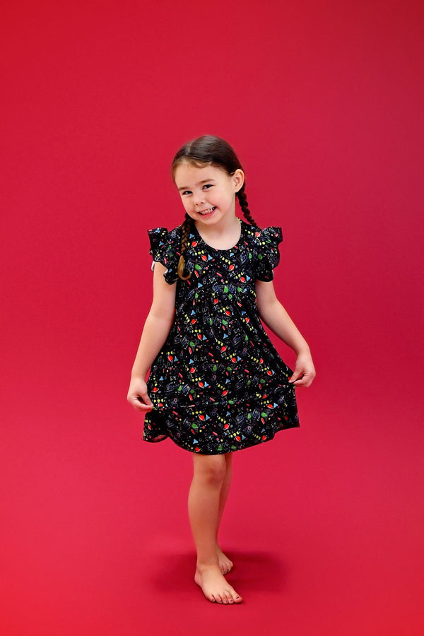 science-milk-silk-flutter-dress Great Lakes kids - Sophia's StyleFlutter Dress-1