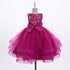 Girls Sequin Floral Tulle Easter & Party Dress – Floor Length Girls Gown 3-12