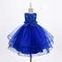 Girls Sequin Floral Tulle Easter & Party Dress – Floor Length Girls Gown 3-12