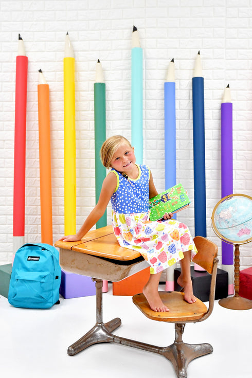 polka-dot-apple-milk-silk-tank-dress Great Lakes kids - Sophia's Style-1