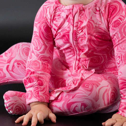 This Must Be Love Ruffle Footie