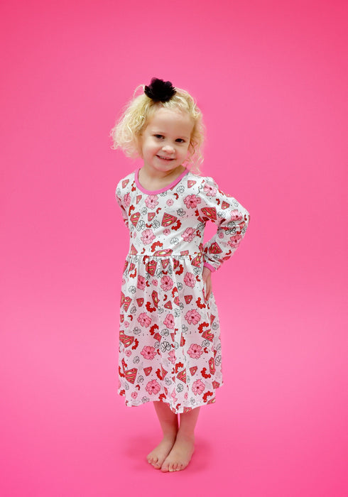 super-valentine-long-sleeve-milk-silk-dress Great Lakes kids - Sophia's Style-1