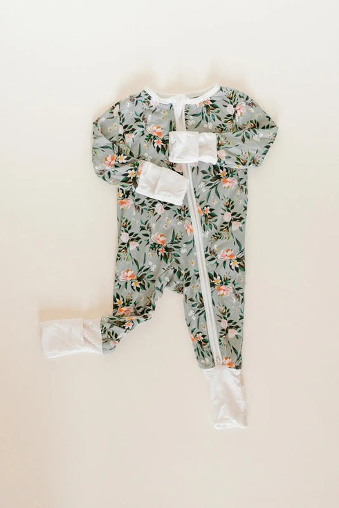 bamboo-baby-clothes-convertible-jumpsuit-0-3-months-botanical-Sophia's Style-2