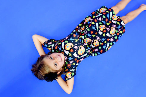 use-your-imagination-short-sleeve-milk-silk-dress Great Lakes kids - Sophia's Style-1