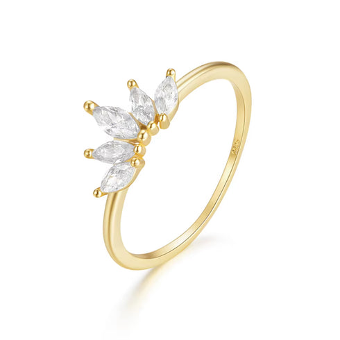 glimmer-dainty-ring-with-marquise-cut-aaaaa-cubic-zirconia-Sophia's StyleRings-1