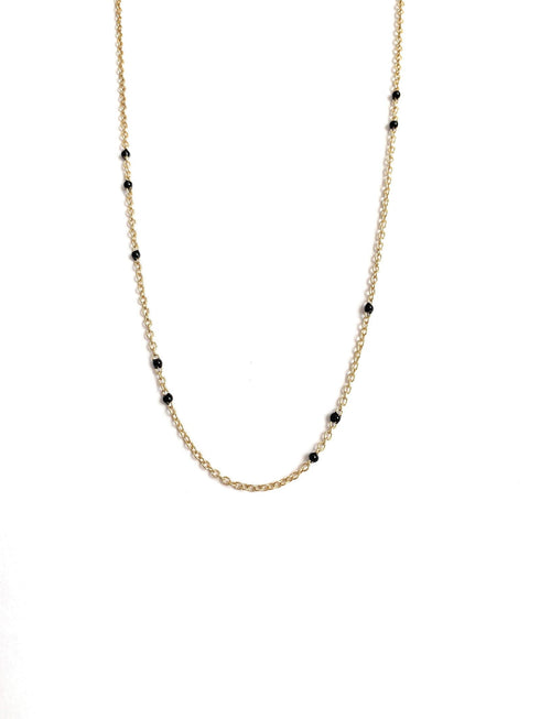 dainty-black-onyx-beaded-link-necklace-Sophia's Style-21