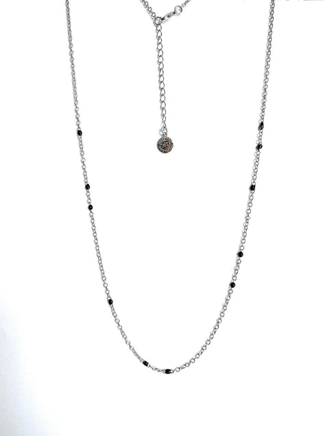 dainty-black-onyx-beaded-link-necklace-Sophia's Style-22