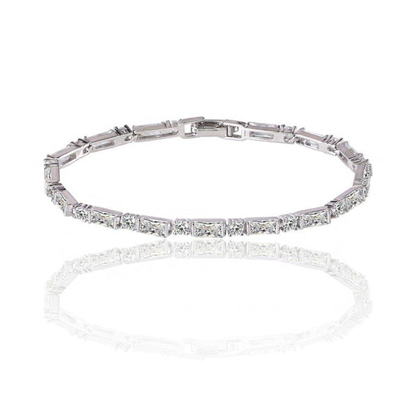 dainty-cubic-zirconia-tennis-bracelet-with-emerald-and-round-cut-aaa-cubic-zirconia-Sophia's StyleBracelets-1