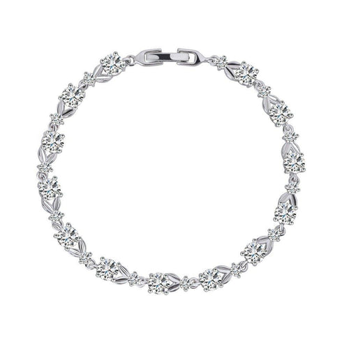 dainty-cubic-zirconia-tennis-bracelet-with-round-cut-aaa-cubic-zirconia-Sophia's StyleBracelets-1