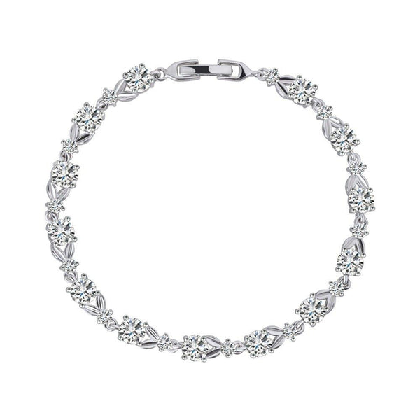 dainty-cubic-zirconia-tennis-bracelet-with-round-cut-aaa-cubic-zirconia-Sophia's StyleBracelets-1