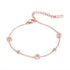 dainty-bracelet-with-five-cubic-zirconia-stones-Sophia's StyleBracelets-1