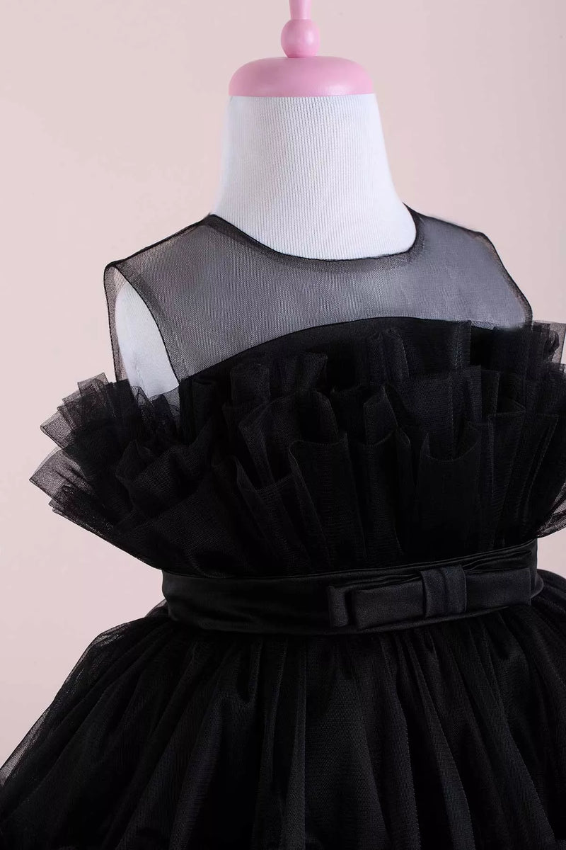 Diana Black Party Dress 6-9 M