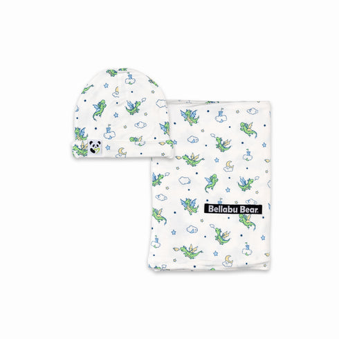 dragon-bamboo-swaddle-beanie-set-Bellabu Bear at Sophia's Style-1