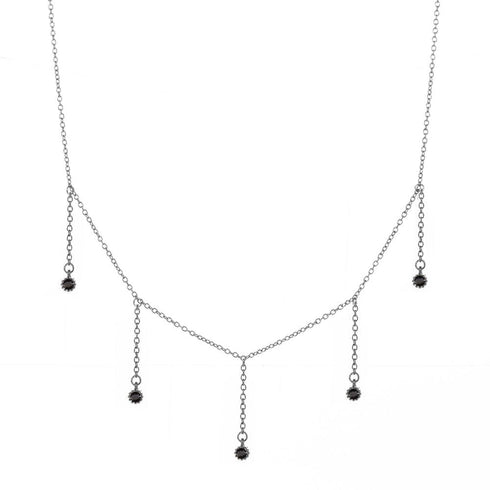drop-necklace-with-five-cubic-zirconia-stone-Sophia's Style-26