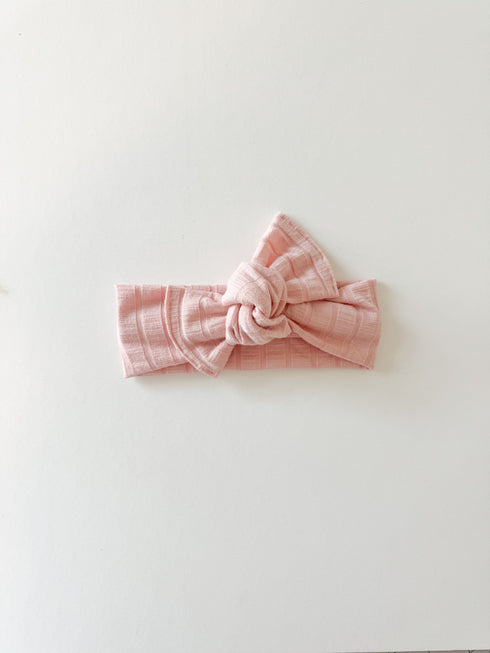 dusty-pink-wide-rib-tie-on-headwrap Boosh Baby - Sophia's Style-1
