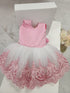 Alana Dress White Pink
