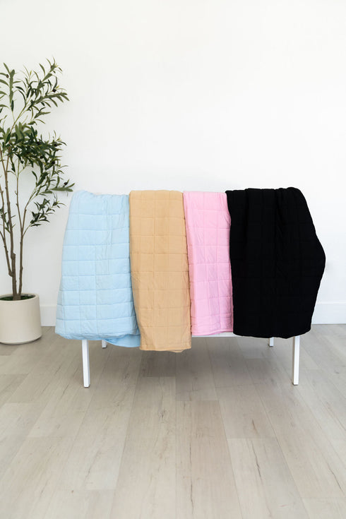 black-quilted-bamboo-blanket Laree & Co - Sophia's Style-5