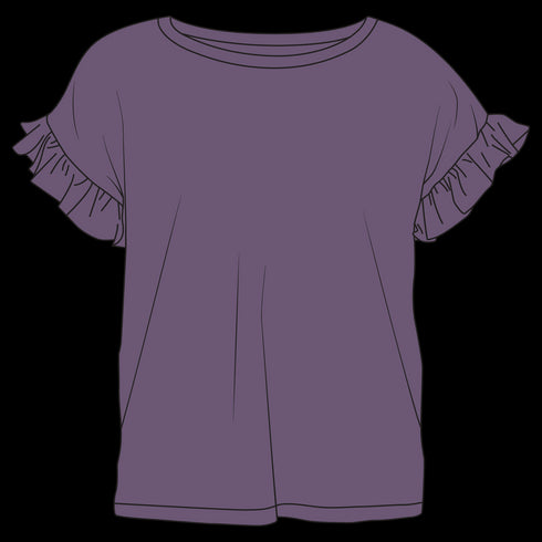 elmerial-bamboo-ruffle-tee-Laree + Co. at Sophia's StyleTee-1