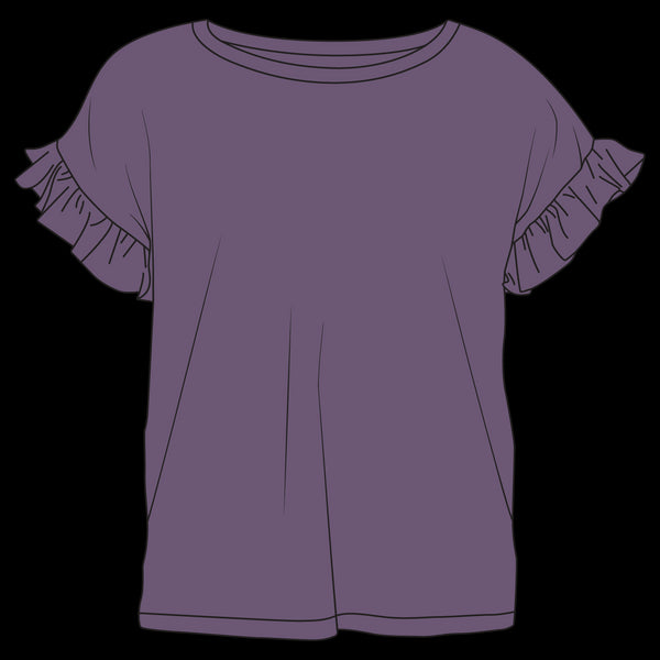 elmerial-bamboo-ruffle-tee-Laree + Co. at Sophia's StyleTee-1