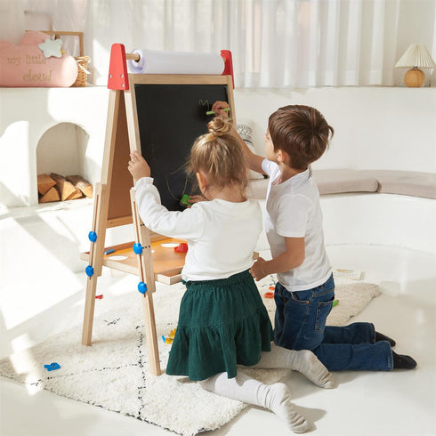 Tiny Land® 3-in-1 Art Easel & Paper Roll Set