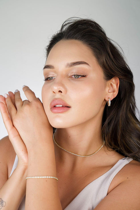 elegant-cubic-zirconia-choker-tennis-necklace-Sophia's Style-5