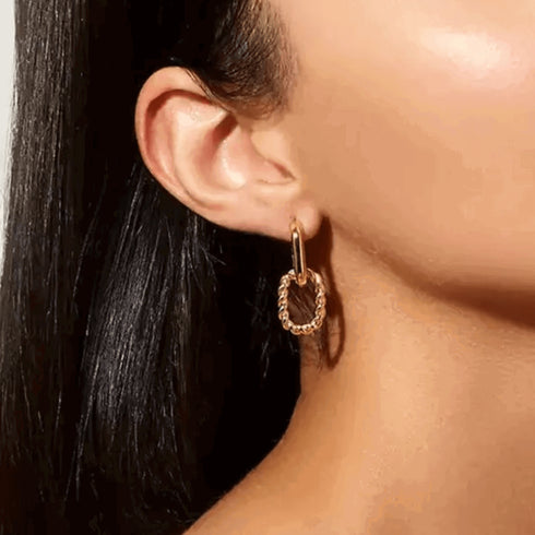 elegant-link-drop-earrings-Sophia's Style-9