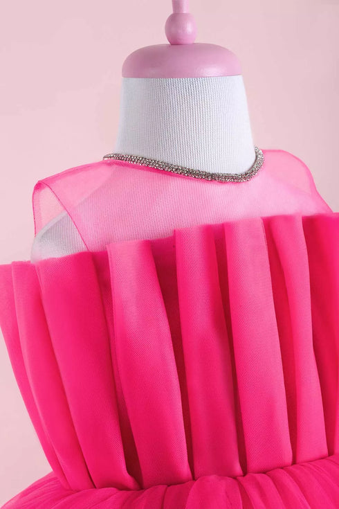 eliza-pink-party-dress-tailed-tha-dressing - Sophia's Style -2