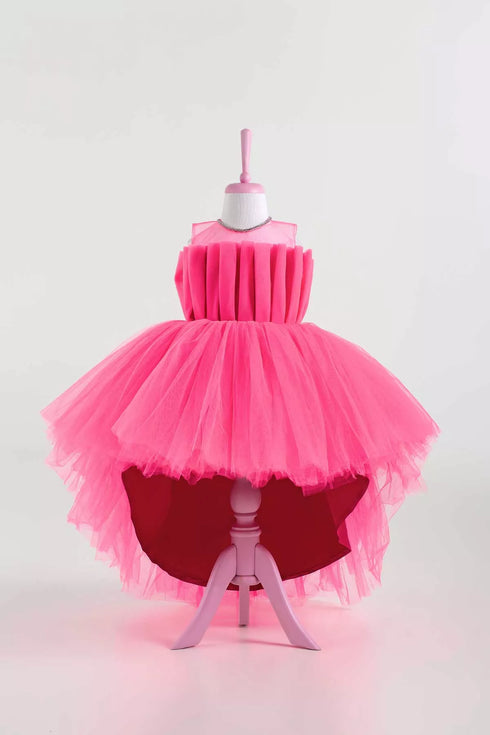 eliza-pink-party-dress-tailed-tha-dressing - Sophia's Style -4